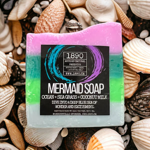 "Mermaid Soap" Soap {Ocean Mist + Sea Grass + Coconut Milk}