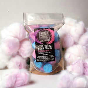 "Unicorn Farts" Mini Bubble Bath Bombs (Cotton Candy, Berries and Vanilla)