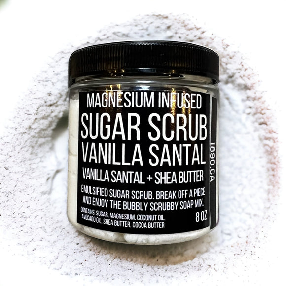 Vanilla Santal Sugar Scrub (Vanilla Santal + Shea Butter)
