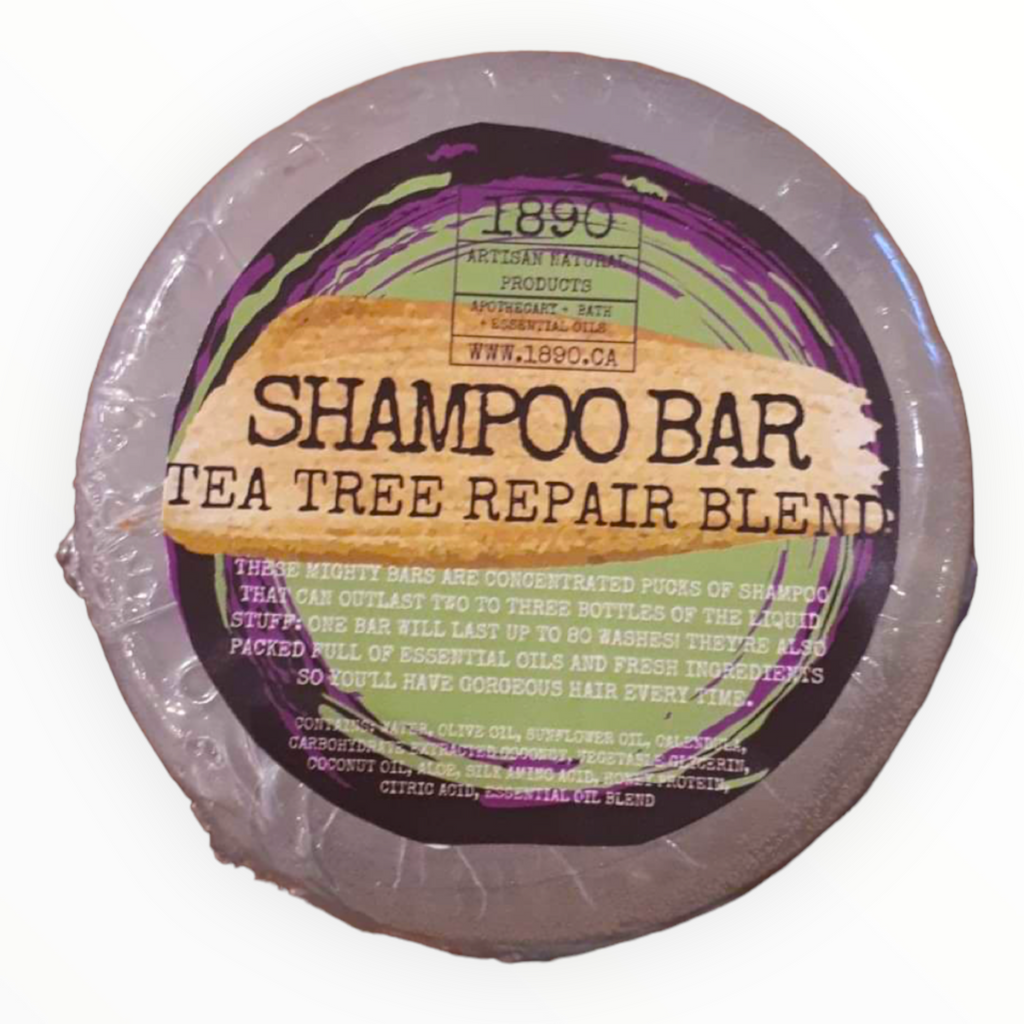 “Repair” Solid Shampoo Bar (Tea Tree) 1890 Natural Bath Co.