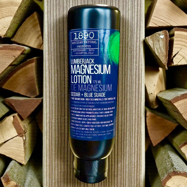 Magnesium Body Lotion (Lumberjack) Cedar + Sage - 6oz – 1890