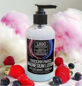 “Magnesium Body Lotion" - {Unicorn Farts) Cotton Candy + Vanilla - 8oz
