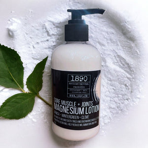 “Magnesium Body Lotion" - {Sore Muscle) Wintergreen + Clove + Arnica 8oz