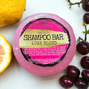 "Luxe" Solid Shampoo Bar {Bergamot, Lime & Grapefruit}