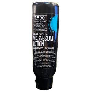 “Magnesium Body Lotion" - {Meditation) Patchouli, Sandalwood, Citrus, Lavender 6oz