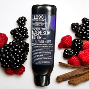 LIMITED EDITION “Magnesium Body Lotion" - {Raspberry Noir) Blackberry,Raspberry, Vanilla 6oz