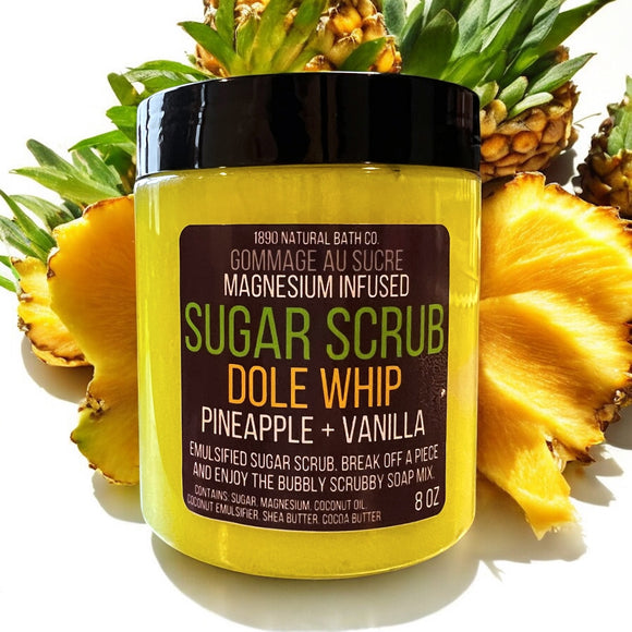 Dole Whip Sugar Scrub (Pineapple + Vanilla)