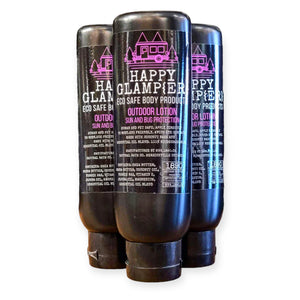 “Happy Glamper" - {Bug/ Sun Protection Lotion) 8oz