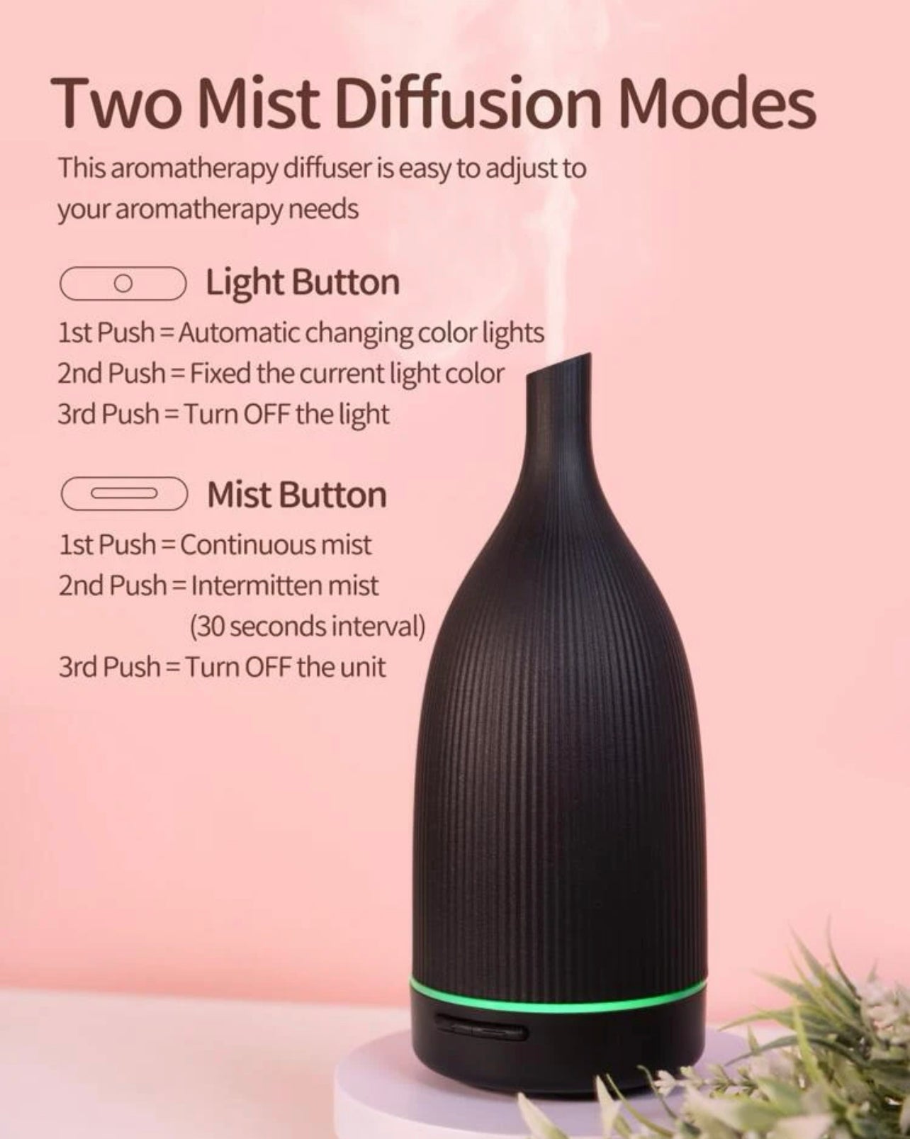 Large Diffuser Usb Black USB Diffuser – 1890 - Natural Bath Co.
