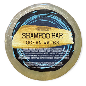 "Ocean Water" Solid Shampoo Bar