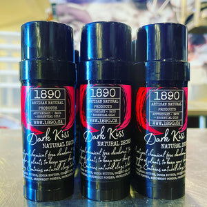 Natural Deodorant  Stick {Dark Kiss} 2.5oz