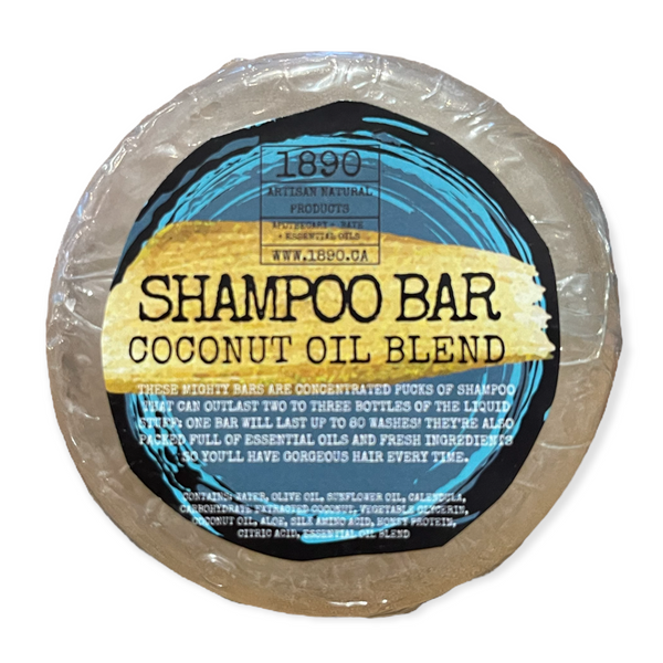 Coconut Solid Shampoo Bar {Coconut} – 1890 - Natural Bath Co.