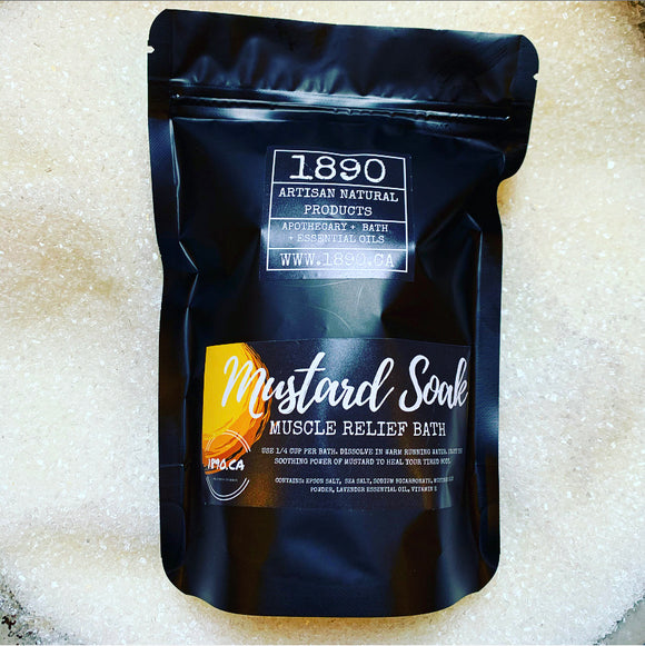Mustard Bath Soak {Natural Muscle Relaxant}
