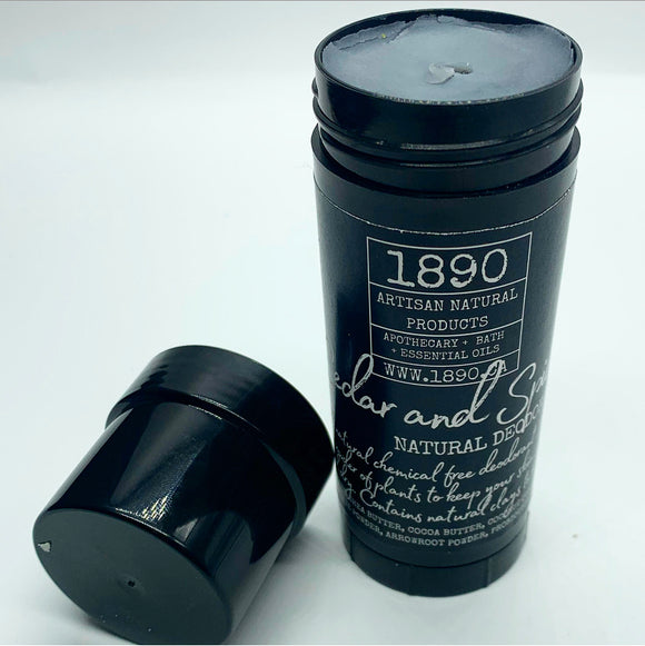 Natural Deodorant {Cedar and Spice} 2.5oz
