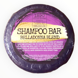 “Belladonna” Solid Shampoo Bar (Cinnamon + Vanilla)